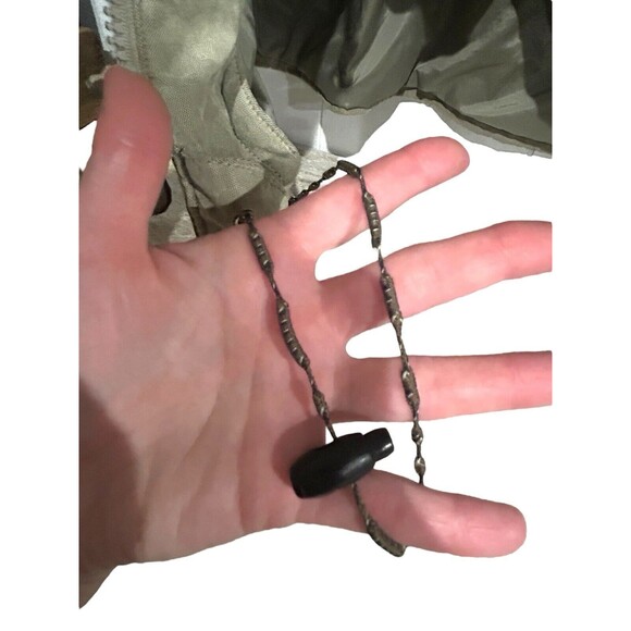 Vtg 90s Fieldmaster Jacket Mens Med Tan Barn Chore Coat Quilt Down Lined Leather - Picture 14 of 16